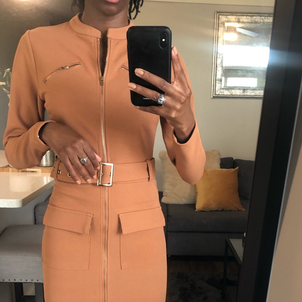 Belted Utility Dress